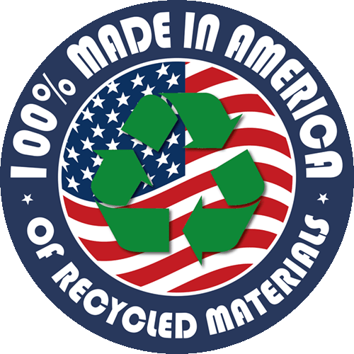 100% American Made Of Recycled Materials